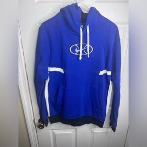 Nike Blue Hoodie with White Accents